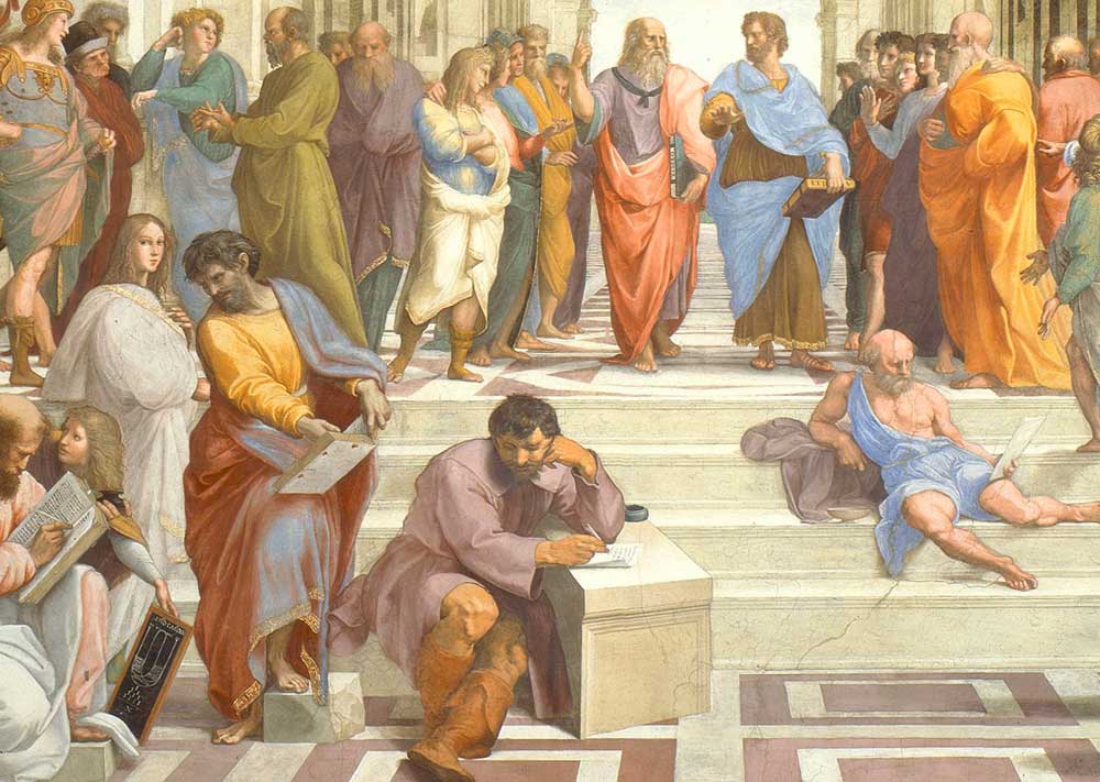 LA SOFISTERIA La Scuola di Atene di Raffaello da Wikimedia Commons