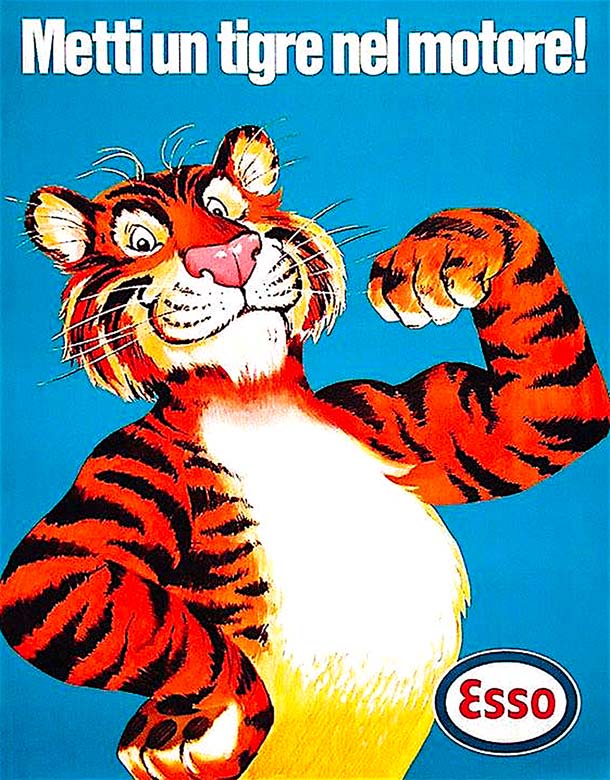 Esso: Metti un tigre nel motore carosello 1975 https://www.bibliotecadellenuvole.it/news/ce-un-tesoro-in-ogni-doveedizione-tuttiacasa-91/